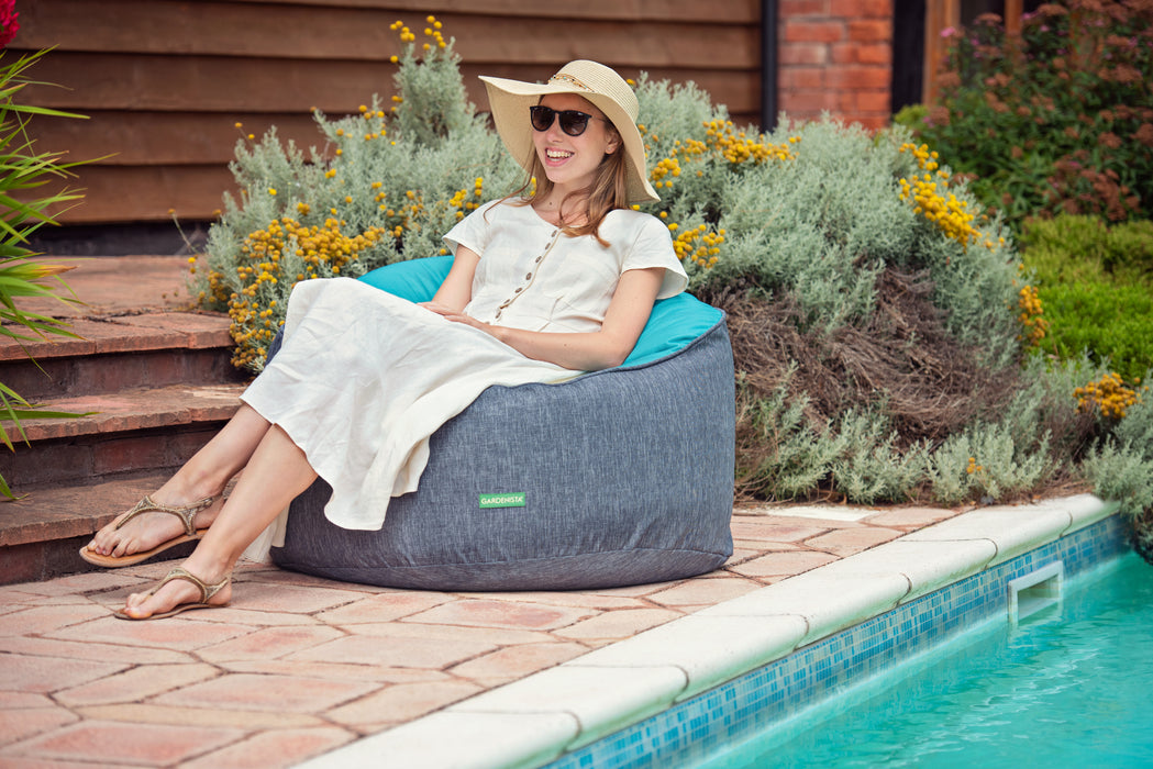 Garden Water-Resistant Round Bean Bag Chair