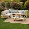 Water-Resistant Outdoor Euro Pallet Cushions Set Patio Durable Pallet Seat Pads Set