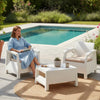 Outdoor Rattan Furniture Seat Pads Water Resistant Keter Corfu Furniture Cushions