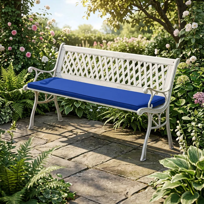 Water-Resistant 2-Seater Garden Bench Seat Pad Outdoor Furniture Bench Cushions