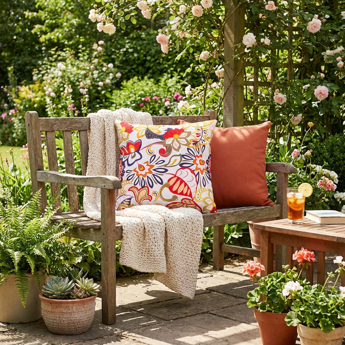 Water Resistant Printed Scatter Cushions Outdoor Garden Furniture Decorative Pillows