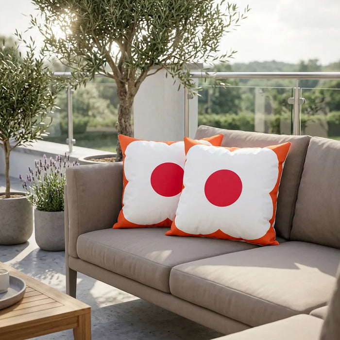 Water Resistant Outdoor Printed Scatter Cushions Garden Decorative Pillows