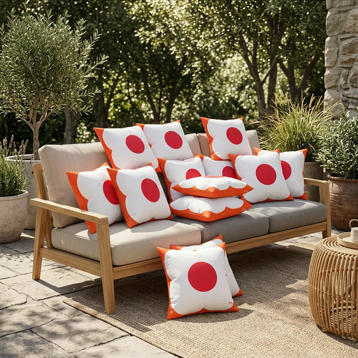 Water Resistant Outdoor Printed Scatter Cushions Garden Decorative Pillows