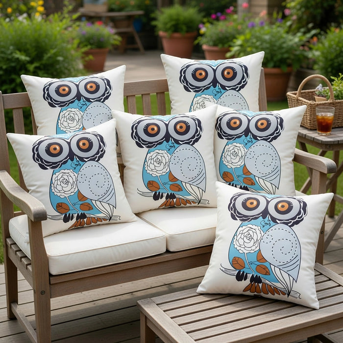 Water-Resistant Floral Scatter Cushions Outdoor Garden & Patio Furniture Pillows