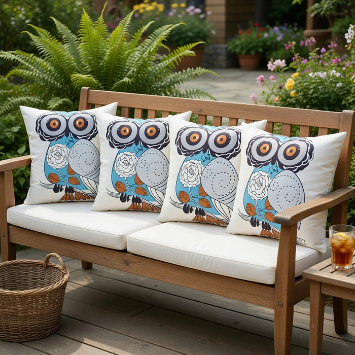 Water-Resistant Floral Scatter Cushions Outdoor Garden & Patio Furniture Pillows