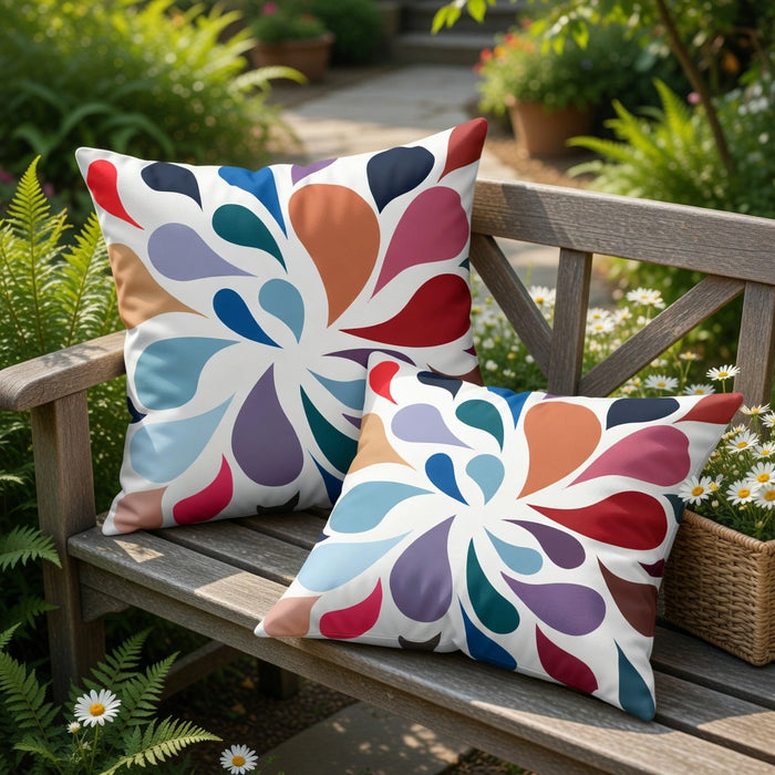 Water-Resistant Floral Scatter Cushions Outdoor Garden & Patio Furniture Pillows
