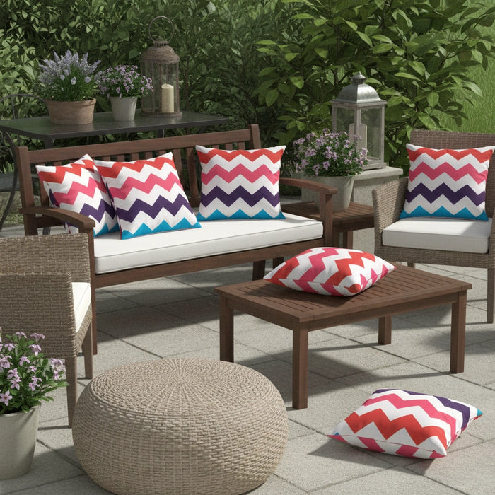 Water-Resistant Floral Scatter Cushions Outdoor Garden & Patio Furniture Pillows