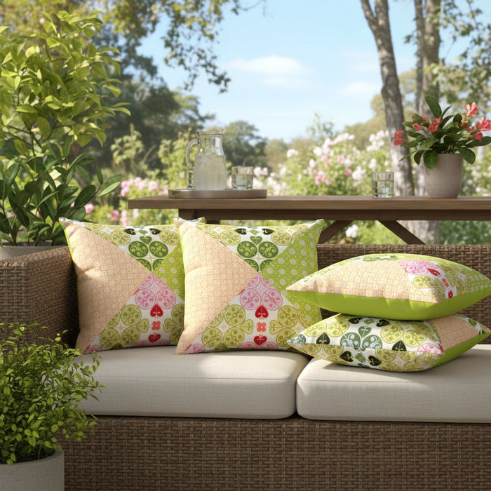 Water-Resistant Floral Scatter Cushions Outdoor Garden & Patio Furniture Pillows