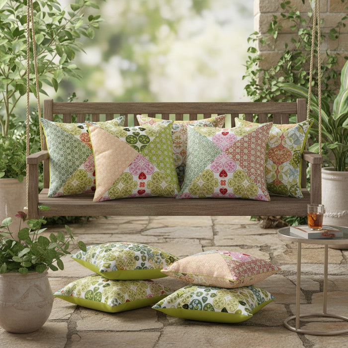 Water-Resistant Floral Scatter Cushions Outdoor Garden & Patio Furniture Pillows