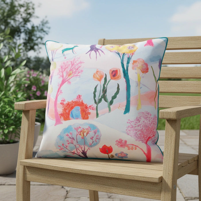 Water-Resistant Floral Scatter Cushions Outdoor Garden & Patio Furniture Pillows