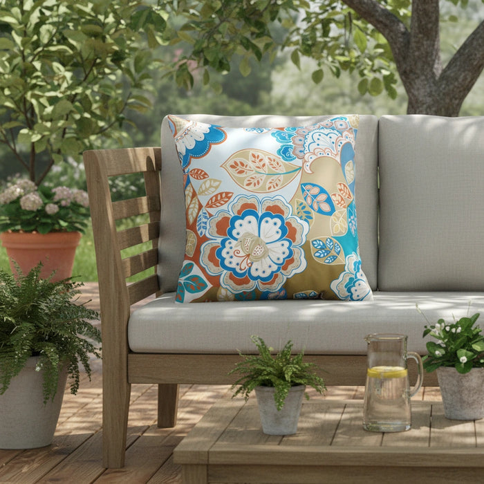 Water-Resistant Floral Scatter Cushions Outdoor Garden & Patio Furniture Pillows