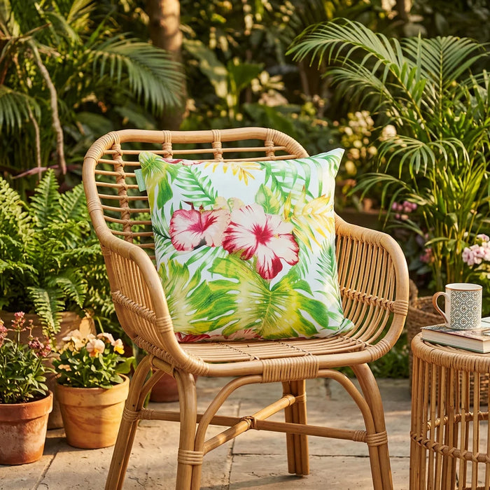 Outdoor Decorative Cushion Covers Water-Resistant Garden Cushion Cover