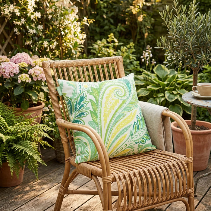 Outdoor Decorative Cushion Covers Water-Resistant Garden Cushion Cover