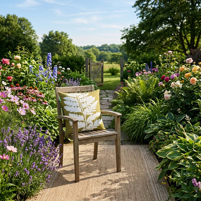 Outdoor Decorative Cushion Covers Garden Pillow Protector Water-Resistant