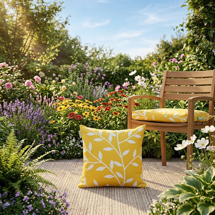 Outdoor Decorative Cushion Covers Garden Pillow Protector Water-Resistant