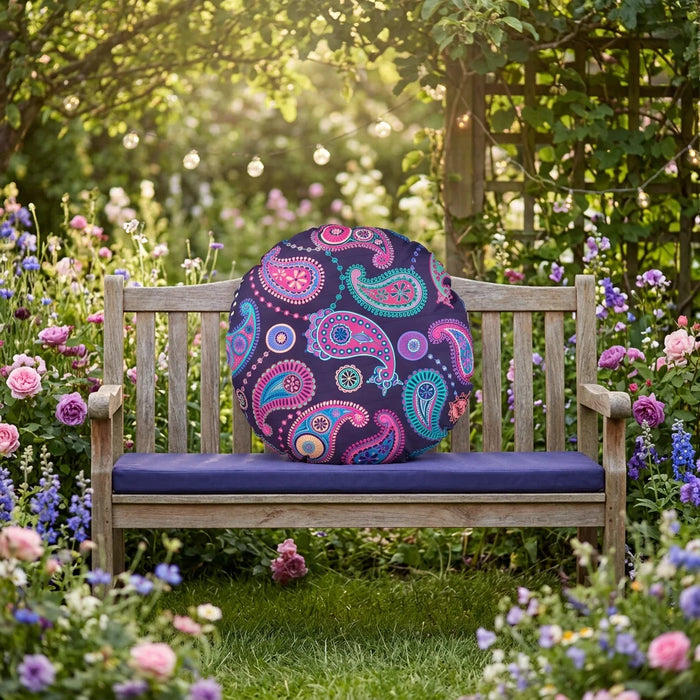 Sultan Print Outdoor Scatter Cushions Garden Decorative Square Pillows Water Resistant