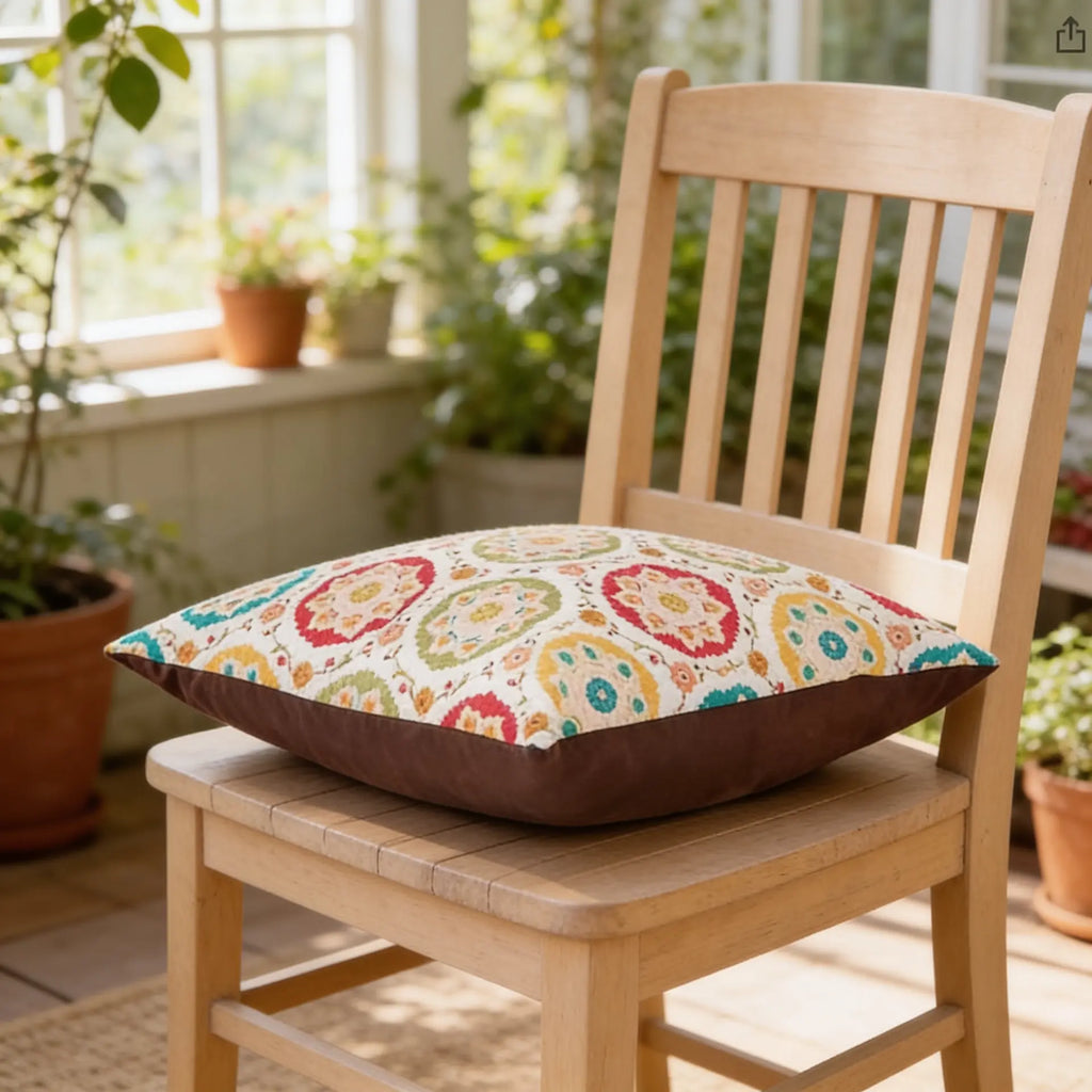 Water Resistant Outdoor Scatter Cushions Printed Garden Furniture Pillows