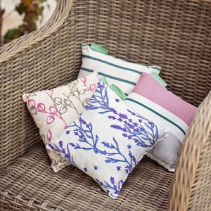 4 Piece Water Resistant Cotton Canvas Mini Scatter Cushions Throw Pillows