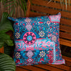 Persian Print Outdoor Scatter Cushions Garden Decorative Square Pillows Water Resistant