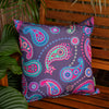 Sultan Print Outdoor Scatter Cushions Garden Decorative Square Pillows Water Resistant