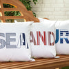 Water Resistant Outdoor Decorative Scatter Cushions Garden Printed Pillows