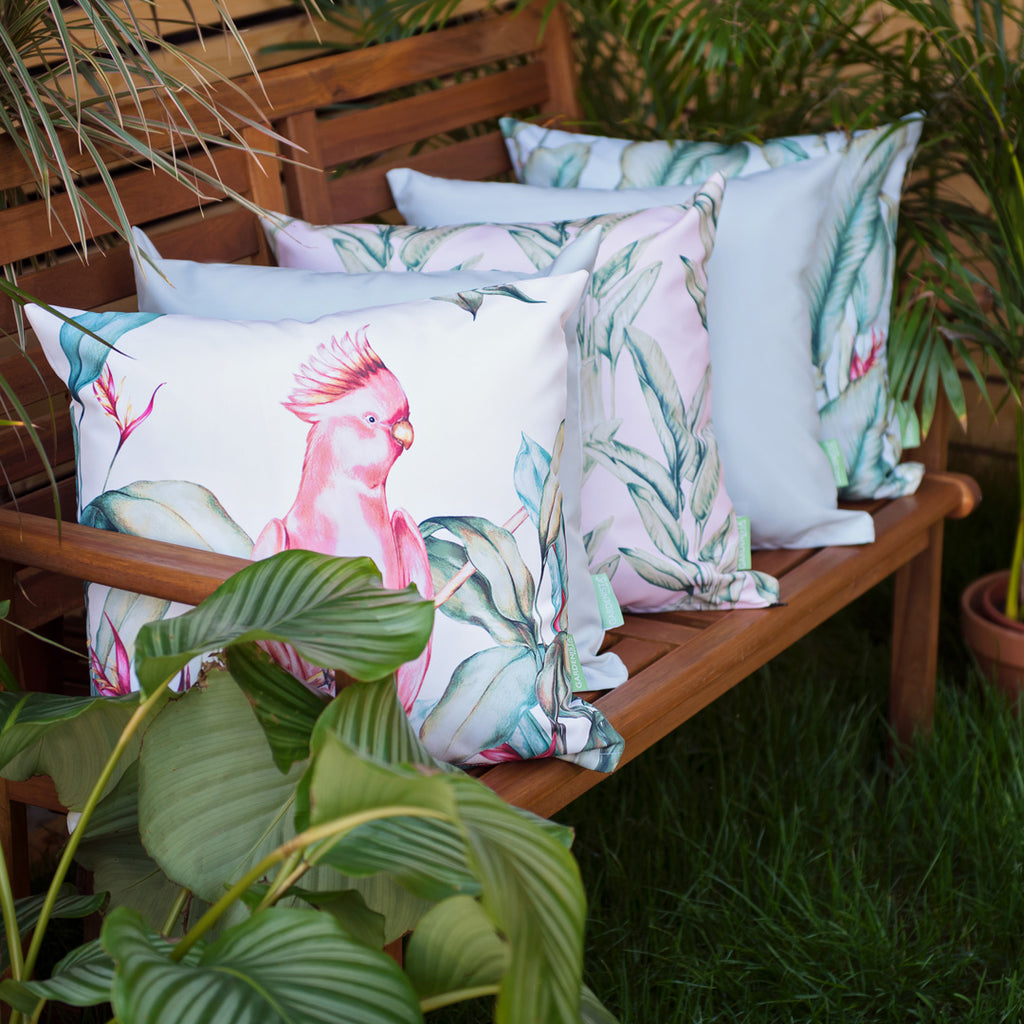 Water Resistant Garden Decorative Cushion Covers Outdoor Printed Pillow Covers