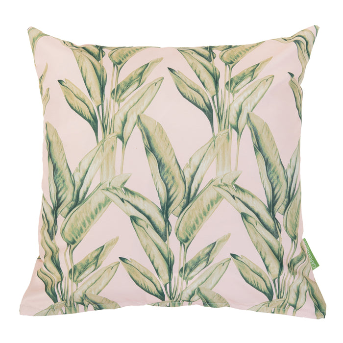 Rhubarb Palm cushion