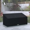 Waterproof 2-Seater Garden Bench Cover 134x62 Patio Furniture Protector Covers
