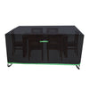Heavy Duty Waterproof Rectangular Garden Table Cover with Buckle Loops