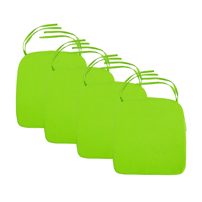 Water-Resistant Outdoor Chair Seat Pads with Ties