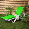 Outdoor Water Resistant Sun Lounger Cushions for Garden Patio Lounger Pads