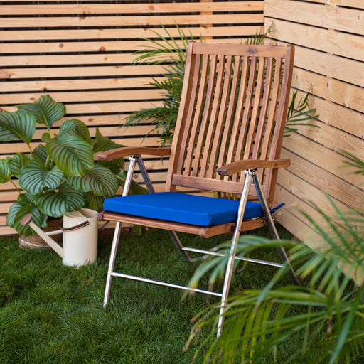 Gardenista Outdoor Tufted Sitzpolster mit sicheren Riemen für Garten  Wasserbeständig & Langlebig Stuhlkissen für Patio & Home Decore, Grau