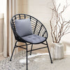 Water Resistant Outdoor Non Slip Seat and Back Cushions Patio Printed Chair Cushion