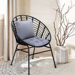 Water Resistant Outdoor Non Slip Seat and Back Cushions Patio Printed Chair Cushion