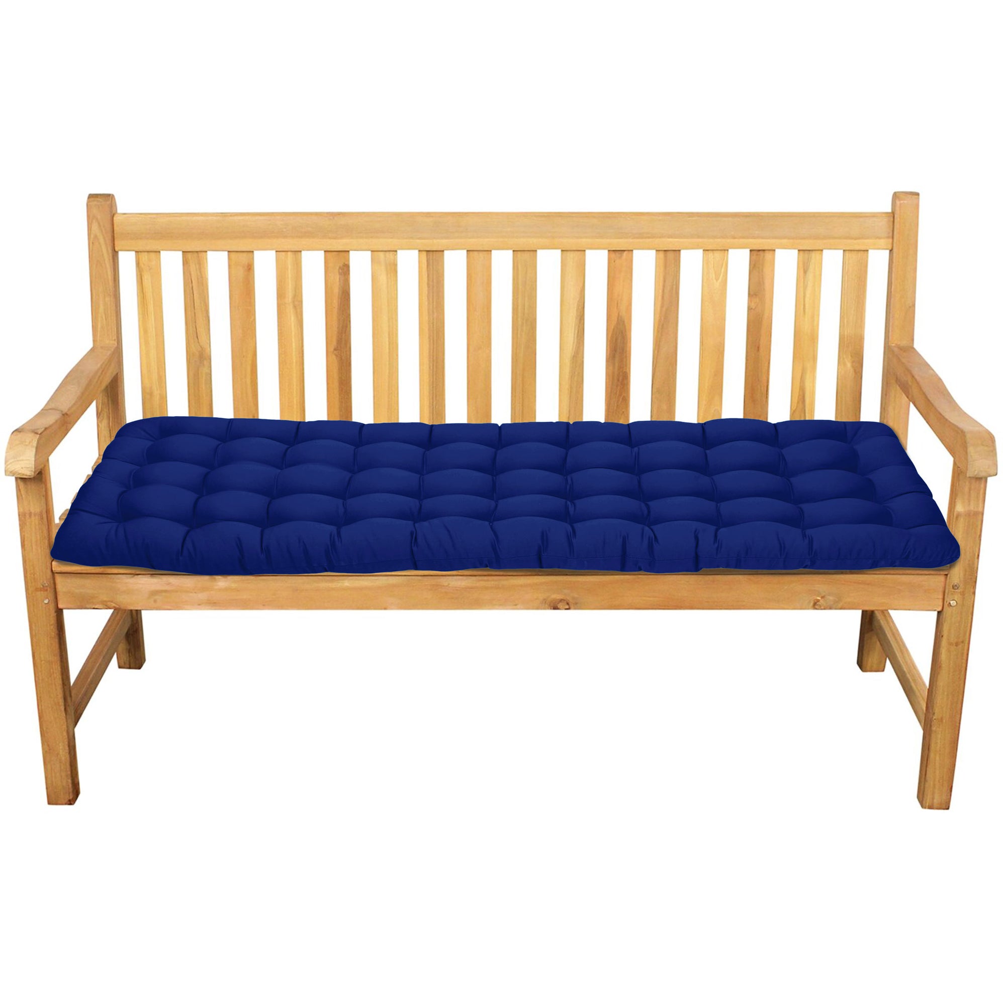 2-Seater Outdoor Bench Cushions Garden Tufted Seat Bench Pads Water Re ...
