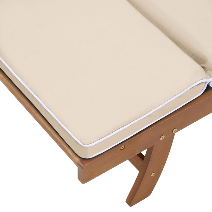 Outdoor Steamer Sun lounger Replacement Pad