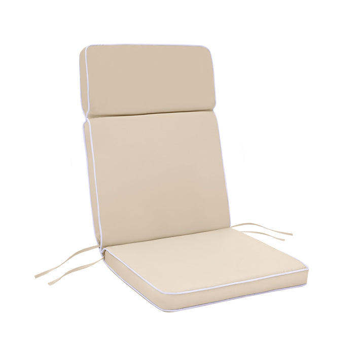 Garden Luxury High Back Chair Seat Pad