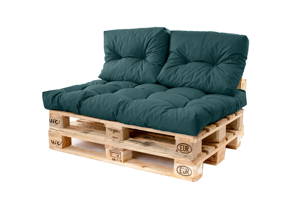 Tufted Back Pallet Cushion - Small "60cm x 48cm"