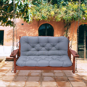 2 Seater Swing Bench Cushion Garden Furniture Tufted Seat and Backrest Bench Pads Hammock Cushions