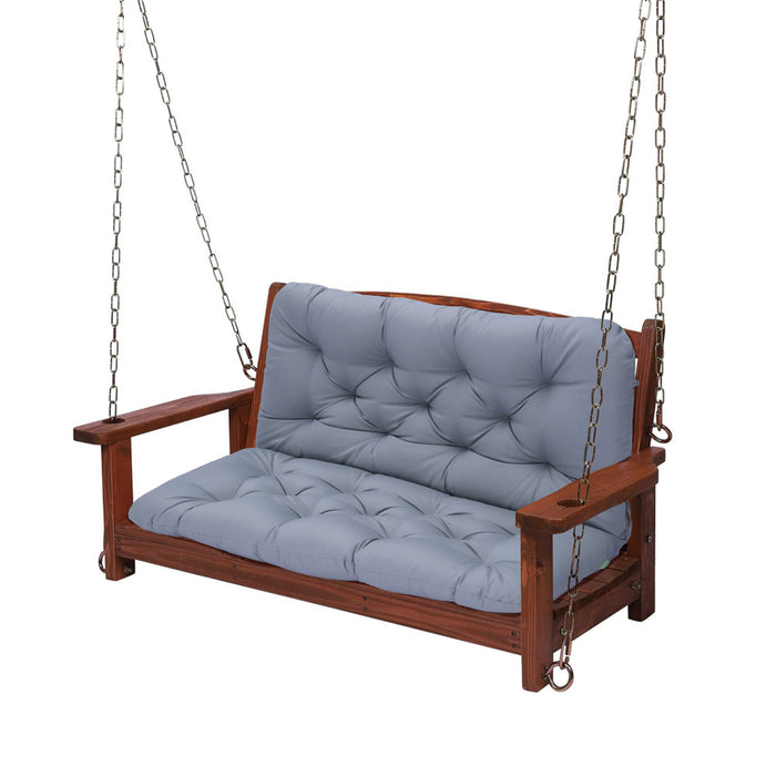 Garden 2-Seater Tufted Swing Seat and Back Cushions with Ties