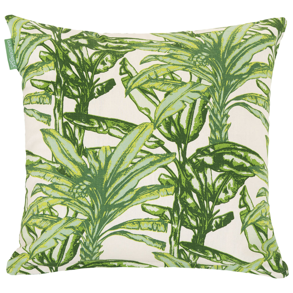 Outdoor Water Resistant Cotton Canvas Fern Print Scatter Cushions