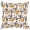 Outdoor Water-Resistant Cotton Canvas Leopard Print Scatter Cushions